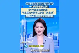 8月15日（报道），学生买动车票最低可享4折，一口气看懂怎么买！火车学生票优惠新政：学生买动车票可以享受“折上折”！每学年4次优惠票可随时使用！#高铁票 #学生证 #优惠政策 #学生票