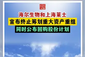 海尔生物和上海莱士宣布终止筹划重大资产重组 同时公布回购股份计划#A股视频封面