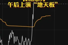#日出东方午后上演地天板  成交金额超40亿@抖音财经视频封面