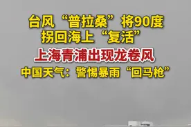 9月20日，上海青浦出现龙卷风。中国天气提醒上海警惕暴雨“回马枪”：台风“普拉桑”将90度拐回海上“复活” 。视频封面