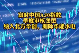#富时中国A50指数季度审核变更 ：纳入北方华创，删除华能水电 @抖音财经视频封面