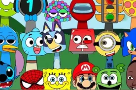 节奏盒子sprunki 新OC部分角色在一起展示#节奏盒子 #sprunki