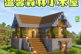 让村村用30秒带你建造森林温馨小木屋！#你想玩的这里都好  #我的世界  #我的世界Minecraft  #我的世界建筑