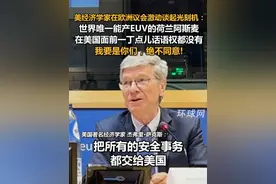 美经济学家在欧洲议会激动谈起光刻机：世界唯一能产EUV的荷兰阿斯麦，在美国面前一丁点儿话语权都没有，我要是你们，绝不同意!
