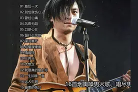 16首烟熏嗓男人歌，唱尽男人无奈和委屈 #音乐 #音乐分享