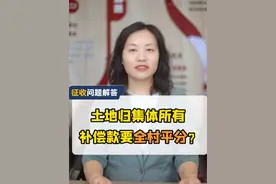 土地归集体所有，补偿款要全村平分？ #集体土地 #征收补偿 #征拆律师 #农村 #农民视频封面