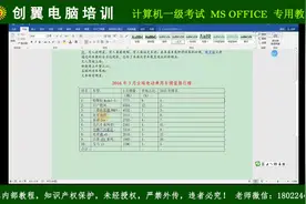 #热门 零基础学习全国计算机考试过级——知识点：32视频封面