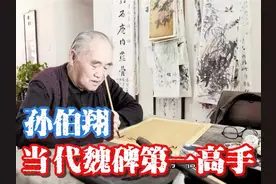 孙伯翔：当代魏碑第一高手！ #孙伯翔书法 #子骏书法视频封面