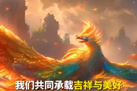 6月2日（发布）河南。你知道吗？原来凤凰分为五种，河南台发布《中国瑞兽》AI短片科普，“赤者凤 青者鸾 黄者鵷鶵 紫者鸑鷟 白者鸿鹄” #河南dou知道 #上古神兽 #凤凰 #AI短片 #科普一下