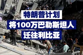 【特朗普计划将100万巴勒斯坦人迁往利比亚】近日，特朗普政府被曝，计划将100万巴勒斯坦人迁往利比亚。视频封面