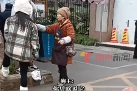 1月29日，四川成都“我的狗比你金贵”狗主人回应争议：自己和狗开始时并没有碰到女子，大妈先大吼大叫、用棍子打人，狗有牵绳、有狗证。视频封面
