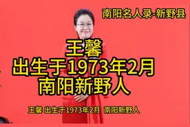 王馨，出生于1973年2月，南阳新野人#南阳 #南阳名人录 #南阳名人视频封面