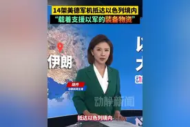 14架美德军机抵达以色列境内，“载着支援以军的装备物资”视频封面