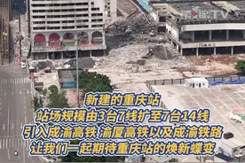 一起好好告个别吧！#重庆菜园坝火车站即将爆破拆除 ，华铁宾馆1至7楼安装炸药，用量在500公斤左右，爆破建筑将向正后方倒塌。未来，这里将蝶变成一座山水站城和谐相融的现代化车站。#媒体精选计划视频封面