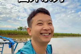 花两千块带你们在沼泽里寻找野生鳄鱼河马 #蜀骏老唐 #海外