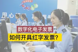 数字化电子发票如何开具红字发票？视频封面