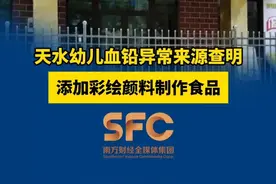 荒唐至极！天水幼儿血铅异常来源查明，添加彩绘颜料制作食品#铅超标 #天水