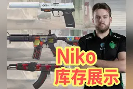 沙鹰王子Niko库存展示，他用什么CS2皮肤饰品和游戏设置呢？视频封面