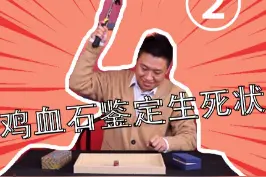 昌化鸡血石鉴定秘籍一锤定音#昌化鸡血石 #印章 #古玩 #文玩 #收藏鉴定 #创作有数 @阿杰说石话 视频封面