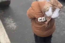 渣土车撞上电动车拖行近一公里，小女孩跟着被拖行，万幸无大碍!“当时看到她心都崩溃了”#万万没想到 #交通安全 #交通出行 （来源@୧⍤⃝泡泡肥猫 ）视频封面