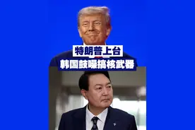 【特朗普上台 韩国鼓噪搞核武器】近日，特朗普赢得#2024美国大选 。韩媒担忧其上台后，再次用撤军要挟提高军费，声称应把自主研发核武器当筹码。视频封面