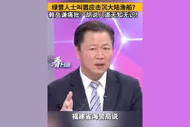 绿营人士叫嚣应击沉大陆渔船？
赖岳谦痛批：胡说八道无知无识！#看台海视频封面