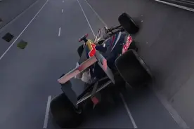 F1赛车要多快速度才能在隧道上倒立行驶 #f1赛车 #极限运动视频封面