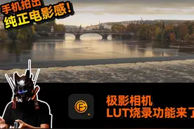 极影相机LUT烧录功能来了！是时候把你的手机变成电影机了！！视频封面