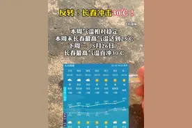 大反转！长春冲击30℃！#长春最高气温  #长春的夏天来了  #天气预报  （责编：王千硕 编审：裴晶莹 监审：董杰）视频封面
