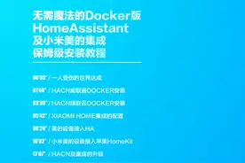 无需魔法的Docker版HA及小米美的集成安装 最新更正视频封面