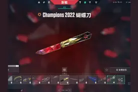 【无畏契约/valorant】2022冠军蝴蝶刀演示 #无畏契约