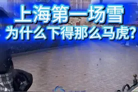上海第一场雪，也太不认真了吧 上海下雪了？12月18日下午，上海浦东突然飘起了“雪花”，中间还夹杂着冰粒雹子等各种东西，但也有网友调侃说“你的上海我的上海好像不一样”，为什么这场雪下得那么儿戏？别的城市就不配拥有一场雪吗？#上海下雪 #上海 #下雪 #冷空气 #降温 @中国气象爱好者