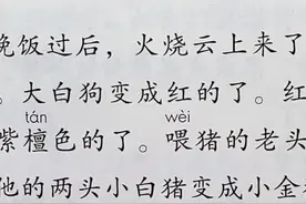 三下语文：第24课《火烧云》朗读视频封面