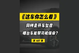 开车时坠落悬崖，哪台车最后车毁人亡？ #领克08 #魏牌蓝山 #小米SU7 #特斯拉modely #吉利远景