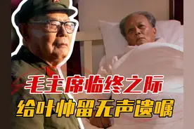 毛主席临终之际，他为何紧握叶剑英元帅双手？心中放心不下一件事视频封面