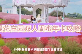 2024年漫花庄园闺蜜验卡攻略！ 闺蜜出门找不到适合拍照的地方视频封面