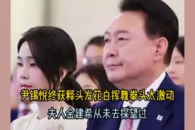 尹锡悦终获释！头发花白挥舞拳头太激动，夫人金建希从未探望过视频封面