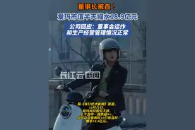 董事长被查！爱玛市值半天缩水18.9亿元视频封面