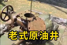 老式原油井，使用人工开采石油！ #原油 #科普 #涨知识视频封面