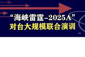 东部战区大规模联合演训，针对岛内分裂势力 #抖音热评#海峡雷霆2025A视频封面