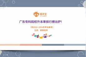 【广东专科院校升本率排行榜出炉！是你学校吗？】#专升本视频封面