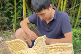 新中式的家具里，一定需要一些手工来点缀生活，他会让你更温暖 #竹子手工制作工艺 #民间手艺 #竹编工艺品 #可爱小动物 #茶空间视频封面