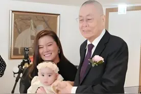 84岁刘诗昆官宣喜得一子，看到孩子长相才知什么是完美遗传，小37岁娇妻成最大赢家 #刘诗昆 #孙颖 #明星夫妻 #老夫少妻 #明星人物传视频封面