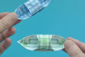 童年的乌篷船折纸方法，手工叠简单小船 #折纸 #折纸教程 #手工 #手工折纸 #折纸小船