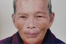 宜宾寻人：七旬老太走失，穿黑色花外套、黑色裤子，高1米55图片