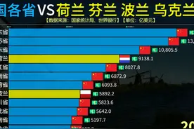 中国各省VS荷兰芬兰波兰乌克兰GDP对比，差距越拉越大！ #芬兰