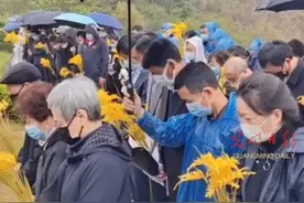 #我们永远记得你 袁隆平院士的夫人、同事与后辈手持金黄稻穗祭扫缅怀。视频封面