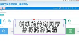 社保申报：新系统养老网厅停保操作流程#社保 #五险一金
