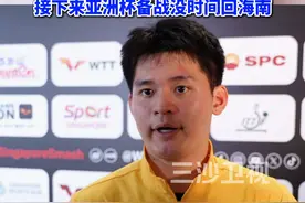 林诗栋复盘：这是一场高质量比赛，战术调整改变战局，赢得冠军。接下来亚洲杯备战没时间回海南。视频封面