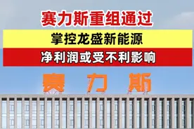 赛力斯重组通过 掌控龙盛新能源 净利润或受不利影响（记者：邱德坤）#赛力斯 #重组 #金融 #投资视频封面